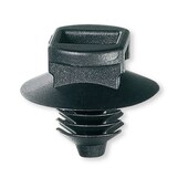 Stecksockel für Kabelbänder schwarz